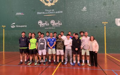 1er rassemblement du Ch. de France de Frontenis Nat.A Masculins.
